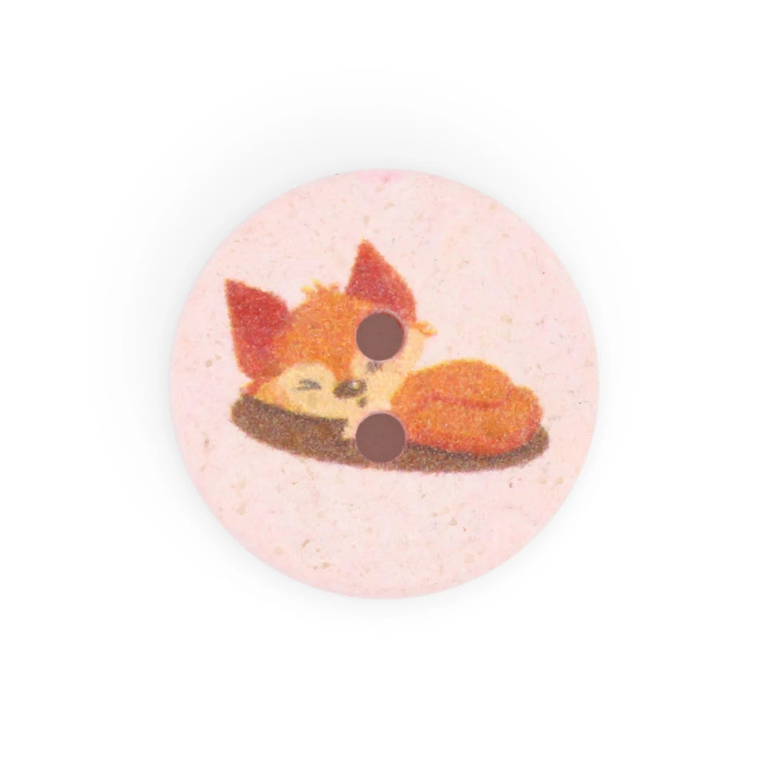 Dritz Buttons & Cover Buttons Recycled Cotton Fox Button, 15mm, 3 Pc 11 Dritz Buttons & Cover Buttons Recycled Cotton Fox Button, 15mm, 3 Pc