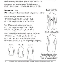 Indygo Junction Katelyn's Dress, Tunic & Top Pattern Apparel