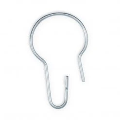 Dritz Shower Curtain Rings, Nickel, 12 Pc