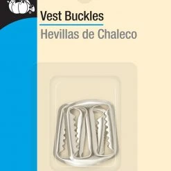 Dritz 3/4" Vest Buckles, Nickel, 2 Pc