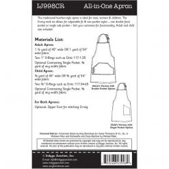 Indygo Junction All-in-One Child And Adult Apron Pattern Aprons