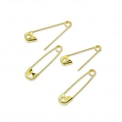 Dritz Safety Pins, Assorted Sizes, Gilt, 50 Pc Pins & Accessories