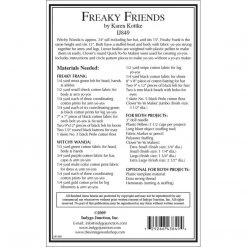 Indygo Junction Freaky Friends Stuffed Yo-Yo Doll Patterns, PDF Download Crafts & Toys