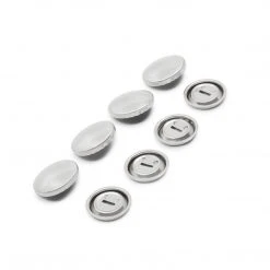 Dritz Half Ball Cover Buttons, Nickel Buttons & Cover Buttons