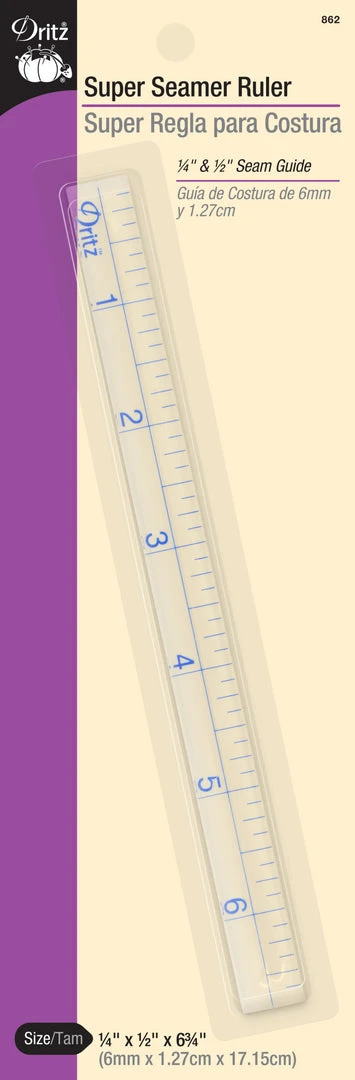Dritz Super Seamer Ruler, Seam Guide Measuring 3 Dritz Super Seamer Ruler, Seam Guide Measuring