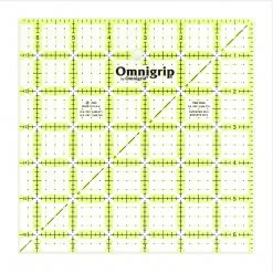 Omnigrid Non-Slip Square Ruler, Neon