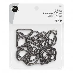 Dritz 1" D-Rings, 24 Pc