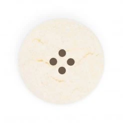 Dritz Recycled Cotton Round Stitch Button, 25mm, 2 Pc Buttons & Cover Buttons