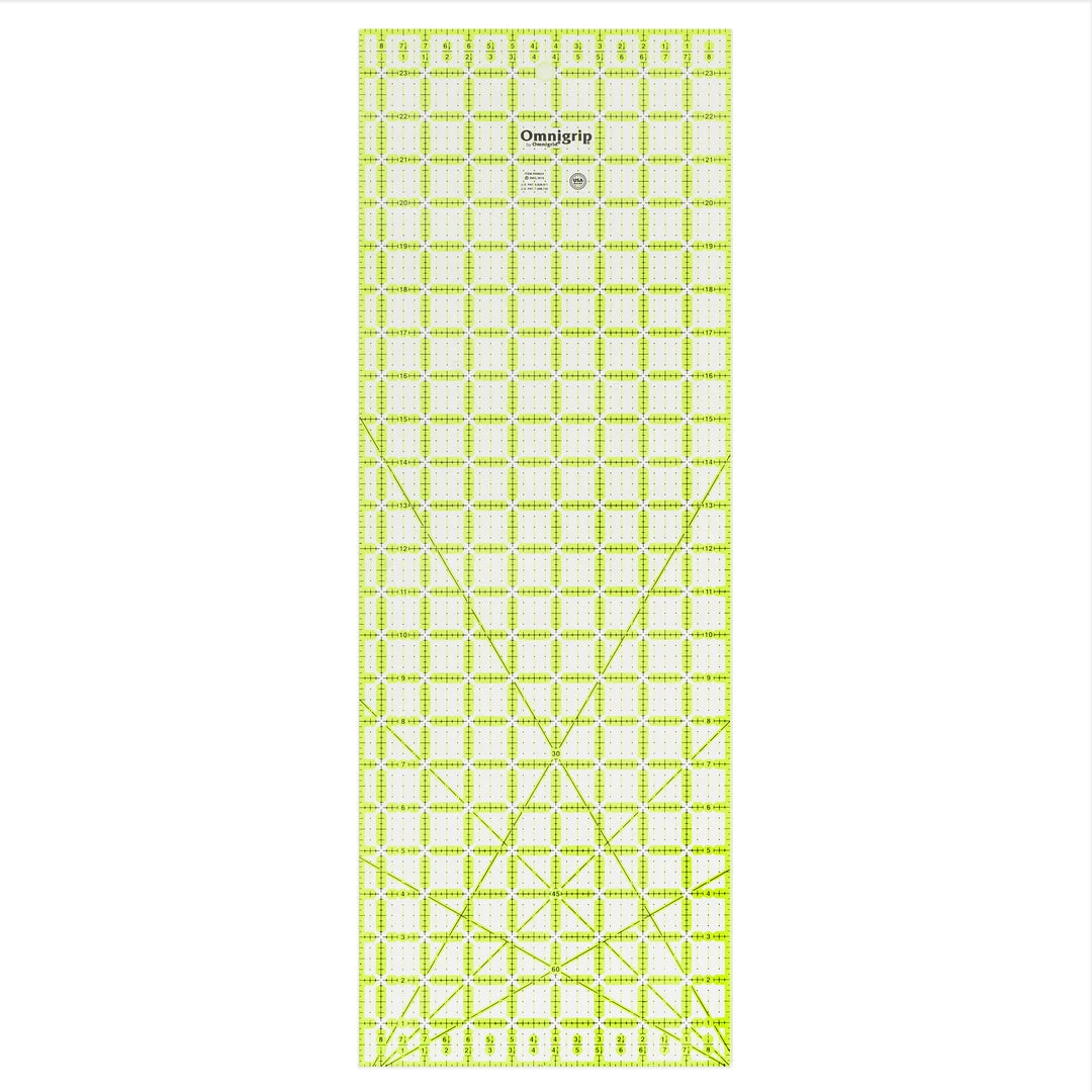 Omnigrid Non-Slip Rectangle Ruler, Neon Quilting Rulers 7 Omnigrid Non-Slip Rectangle Ruler, Neon Quilting Rulers