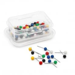 Dritz 15mm Map Pins, Assorted, 100 Pc Pins & Accessories