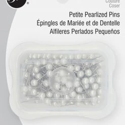 Dritz 3/4" Petite Pearlized Pins, White, 150 Pc
