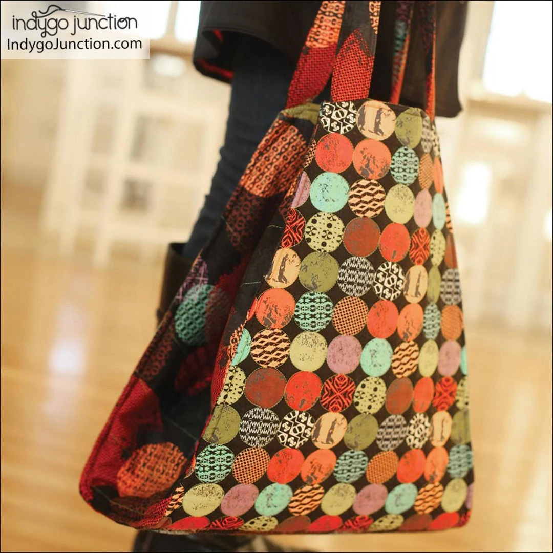 Indygo Junction Trapezoid Quilted Tote Pattern, PDF Download Purses & Accessories 7 Indygo Junction Trapezoid Quilted Tote Pattern, PDF Download Purses & Accessories