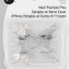 Dritz 2-1/8" Heart Pearlized Pins, White, 20 Pc