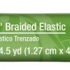 Dritz 1/2" Braided Elastic, Black