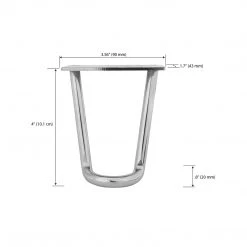 Dritz Furniture Legs & Feet Modern Hairpin Legs, 2 Pc