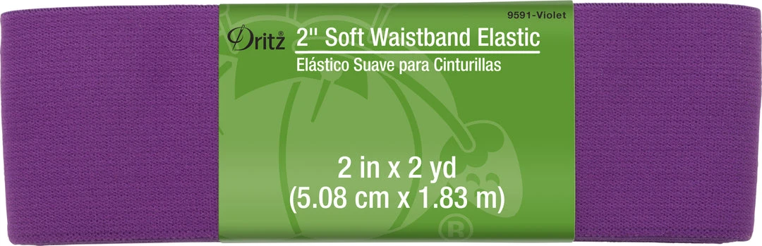 Dritz 2" Soft Waistband Elastic, 2 Yd 3 Dritz 2" Soft Waistband Elastic, 2 Yd
