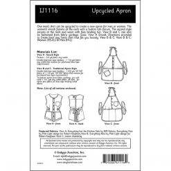 Indygo Junction Upcycled Shirt Apron & Smock Pattern, PDF Download