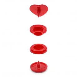 Dritz Plastic Color Heart Snaps, 12 Sets 25 Dritz Plastic Color Heart Snaps, 12 Sets