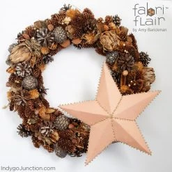 Indygo Junction Crafts & Toys Tree Topper & Ornament Fabriflair Pattern 15 Indygo Junction Crafts & Toys Tree Topper & Ornament Fabriflair Pattern