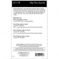 Indygo Junction Purses & Accessories Slip-Thru Scarves Pattern, PDF Download