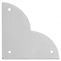 Dritz Smooth Quatrefoil Corners, Large, 4 Pc Campaign Hardware