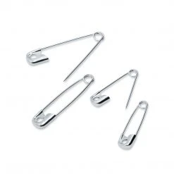 Dritz Pins & Accessories Safety Pins, Assorted Sizes, Nickel, 25 Pc