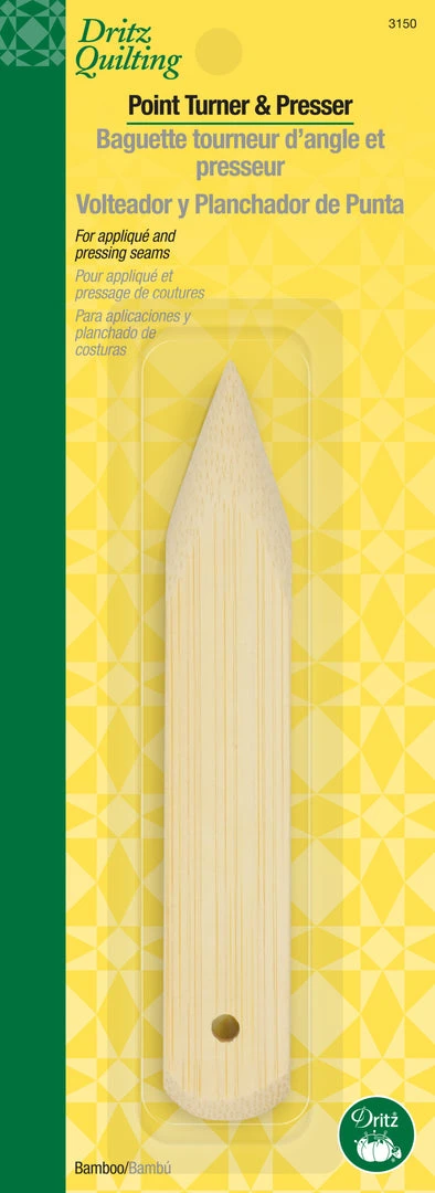 Dritz Bamboo Point Turner & Presser Quilting Accessories 3 Dritz Bamboo Point Turner & Presser Quilting Accessories