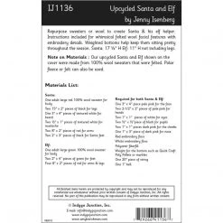 Indygo Junction Upcycled Santa & Elf Pattern, PDF Download Crafts & Toys