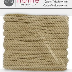 Dritz Cording & Accessories Twist Cord, Natural, 10 Yd 8 Dritz Cording & Accessories Twist Cord, Natural, 10 Yd