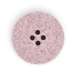 Dritz Recycled Cotton Round Stitch Button, 25mm, 2 Pc Buttons & Cover Buttons
