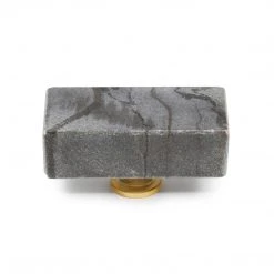Dritz Stone Brick Knob, Gray 8 Dritz Stone Brick Knob, Gray
