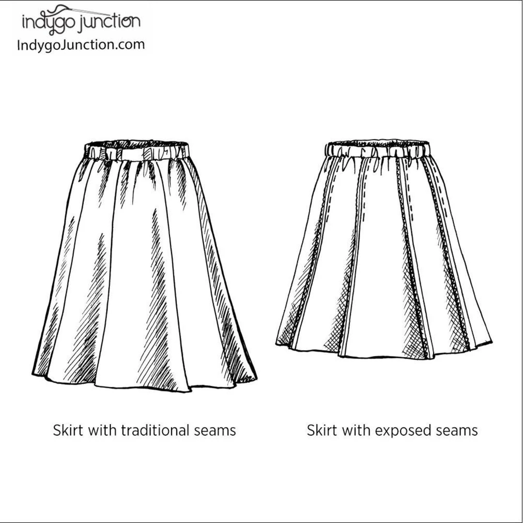 Indygo Junction Girly Gored Skirt Pattern 4 Indygo Junction Girly Gored Skirt Pattern