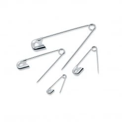 Dritz Safety Pins, Assorted Sizes, Nickel, 100 Pc Pins & Accessories