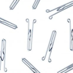 Dritz Drapery Tape, Hooks & Weights Slip-On Hooks, Nickel, 14 Pc