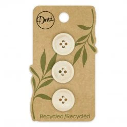 Dritz Recycled Paper Round Button, 18mm, 3 Pc 48 Dritz Recycled Paper Round Button, 18mm, 3 Pc