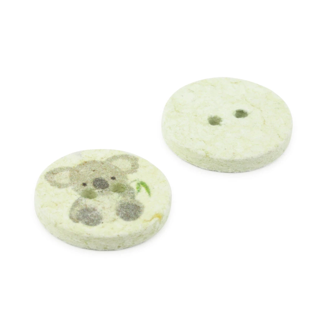 Dritz Recycled Cotton Koala Button, 18mm, 3 Pc 7 Dritz Recycled Cotton Koala Button, 18mm, 3 Pc
