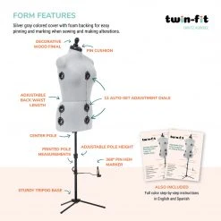 Dritz Twin-Fit Adjustable Dress Form Dress Forms 69 Dritz Twin-Fit Adjustable Dress Form Dress Forms