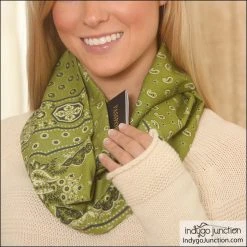 Indygo Junction Purses & Accessories Infinity Pocket Scarf Pattern