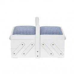 Prym Rectangular Wooden Sewing Basket, XL Sewing Baskets & Storage