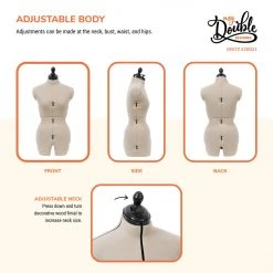 Dritz Dress Forms My Double Designer Adjustable Dress Form