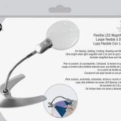 Dritz Flexible Tabletop LED Magnifier
