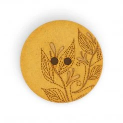 Dritz Buttons & Cover Buttons Recycled Hemp Round Floral Button, 23mm, 2 Pc 73 Dritz Buttons & Cover Buttons Recycled Hemp Round Floral Button, 23mm, 2 Pc