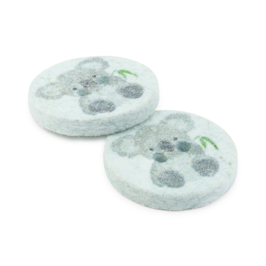 Dritz Recycled Cotton Koala Button, 18mm, 3 Pc 15 Dritz Recycled Cotton Koala Button, 18mm, 3 Pc