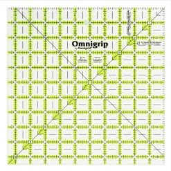 Omnigrid Non-Slip Square Ruler, Neon