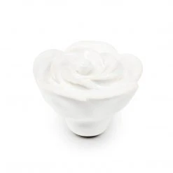 Dritz Ceramic Flower Knob, White 8 Dritz Ceramic Flower Knob, White