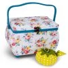 Dritz Curved Sewing Basket, Medium Sewing Baskets & Storage