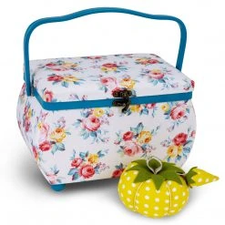 Dritz Curved Sewing Basket, Medium Sewing Baskets & Storage