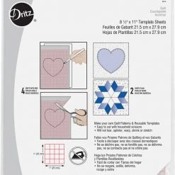 Dritz Templates Template Sheets, 8-1/2" X 11", 6 Pc