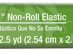 Dritz 1" Non-Roll Elastic, White Elastics