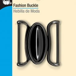 Dritz Oval Fashion Buckle, Gunmetal Buckles